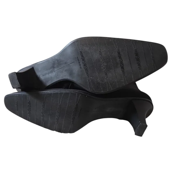 Stuart Weitzman Gore-Tex Black Heeled Boots 7.5 - Picture 10 of 16